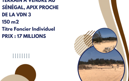 TERRAIN À VENDRE APIX PROCHE DE LA VDN 3